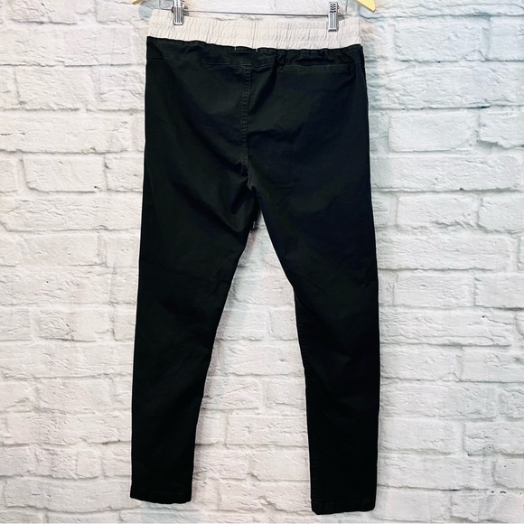 ORO Los Angeles Men’s Large Black Skinny Leg Ankle Zip Jogger Pants - Picture 7 of 14